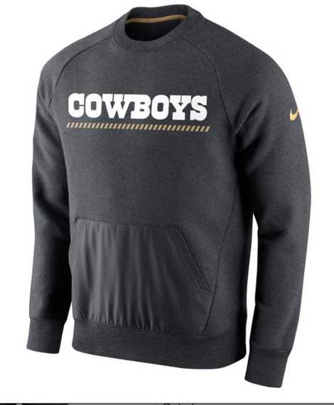 Men's Dallas Cowboys Nike Championship Drive Gold Collection Hybrid Fleece Performance Sweatshirt Charcoal FengYun,We sell and wholesale Men's Dallas Cowboys Nike Championship Drive Gold Collection Hybrid Fleece Performance Sweatshirt Charcoal FengYun on line form chian!